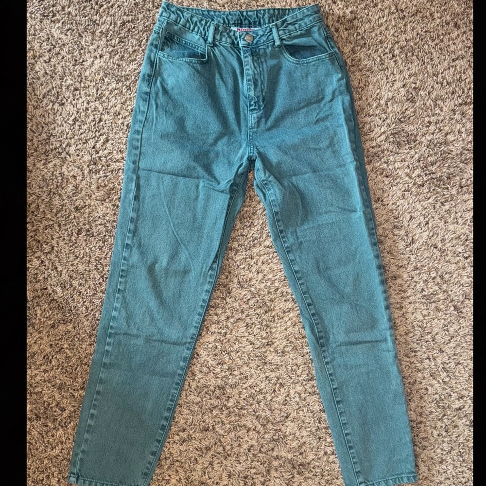 Teal High-Waisted BONGO Jeans